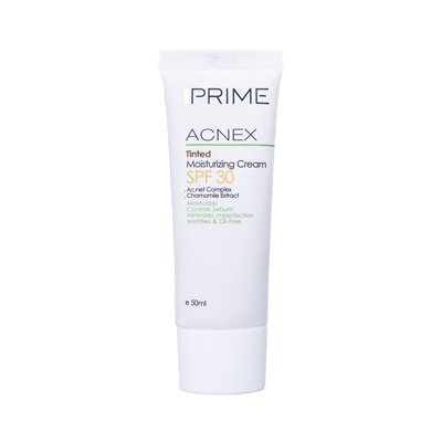 کرم مرطوب کننده رنگی پریم مدل Acnex با SPF30 حجم 50 میل